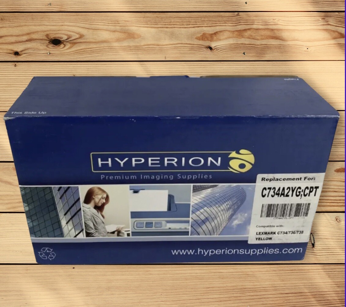 Hyperion Premium Lexmark Compatible Replacement Toner C734|C736|C738| Yellow