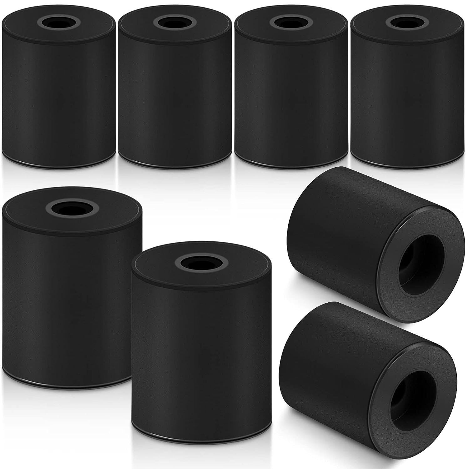 Frienda 8 Pcs 3D Printer Heat Bed Leveling Parts Silicone Solid Column OD 0.63'
