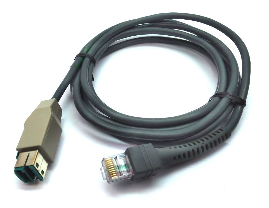 Zebra DS6707 Power Plus Handheld Scanner 7ft Genuine USB Cable CBA-U03-S07ZAR