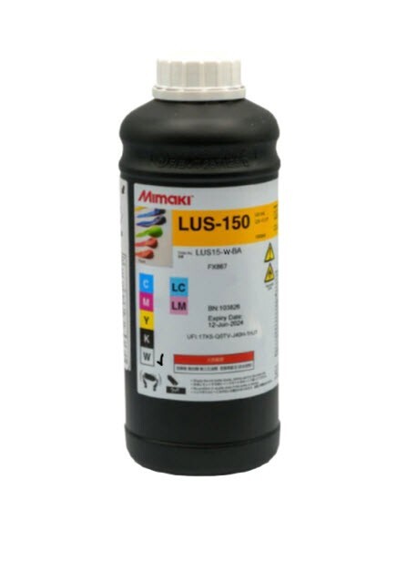 Mimaki LUS-150 1000ml WHITE LIQUIDATION SALE EXPIRES APRIL 2025 40% OFF