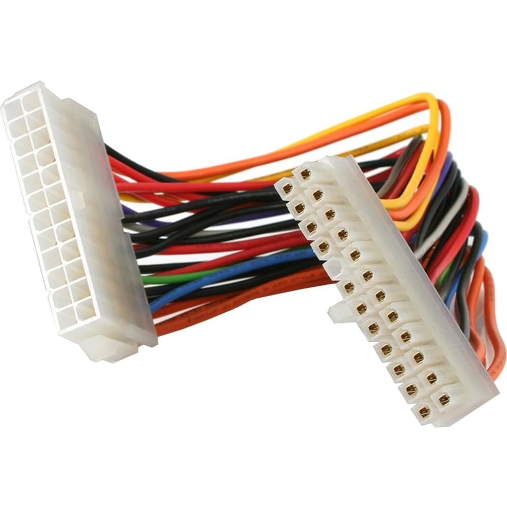 StarTech 8in 24 Pin ATX 2.01 Power Extension Cable (ATX24POWEXT) 8in, White