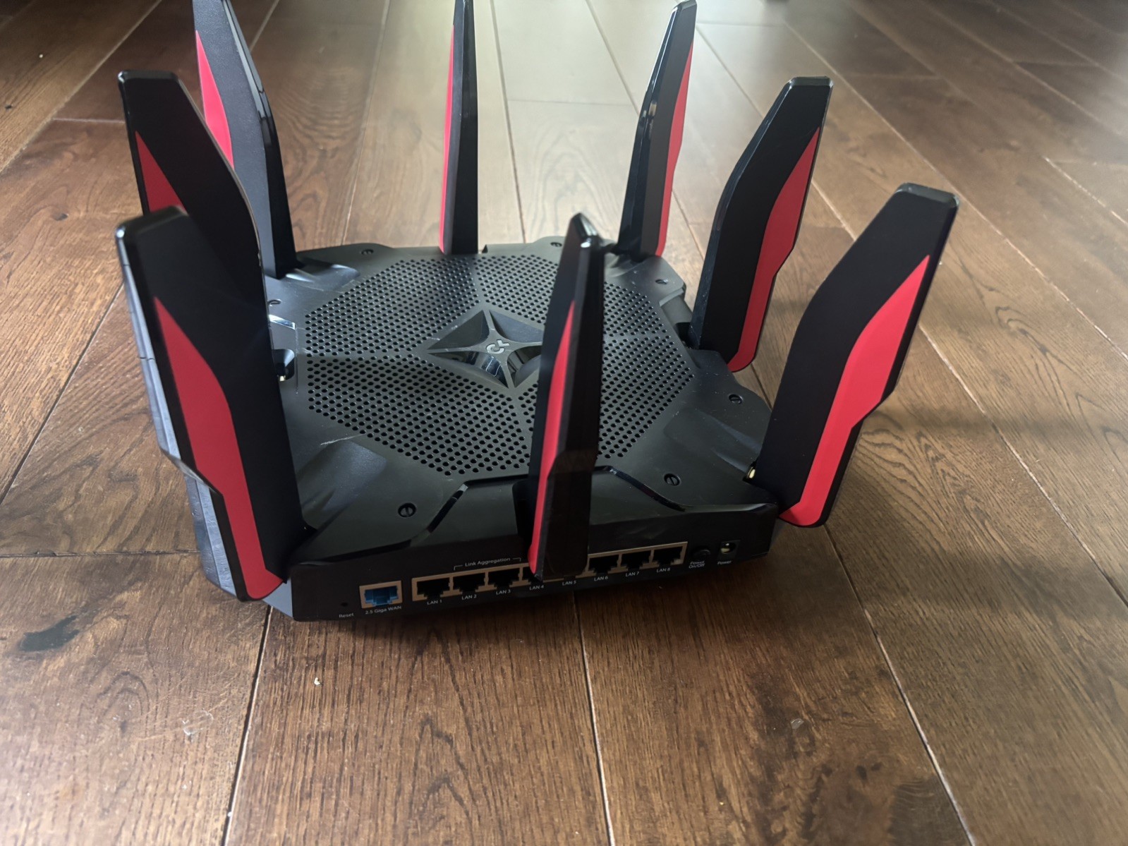 TP-LINK Archer AX1000 Tri-Band Wi-Fi 6 Gaming Router - Black/Red