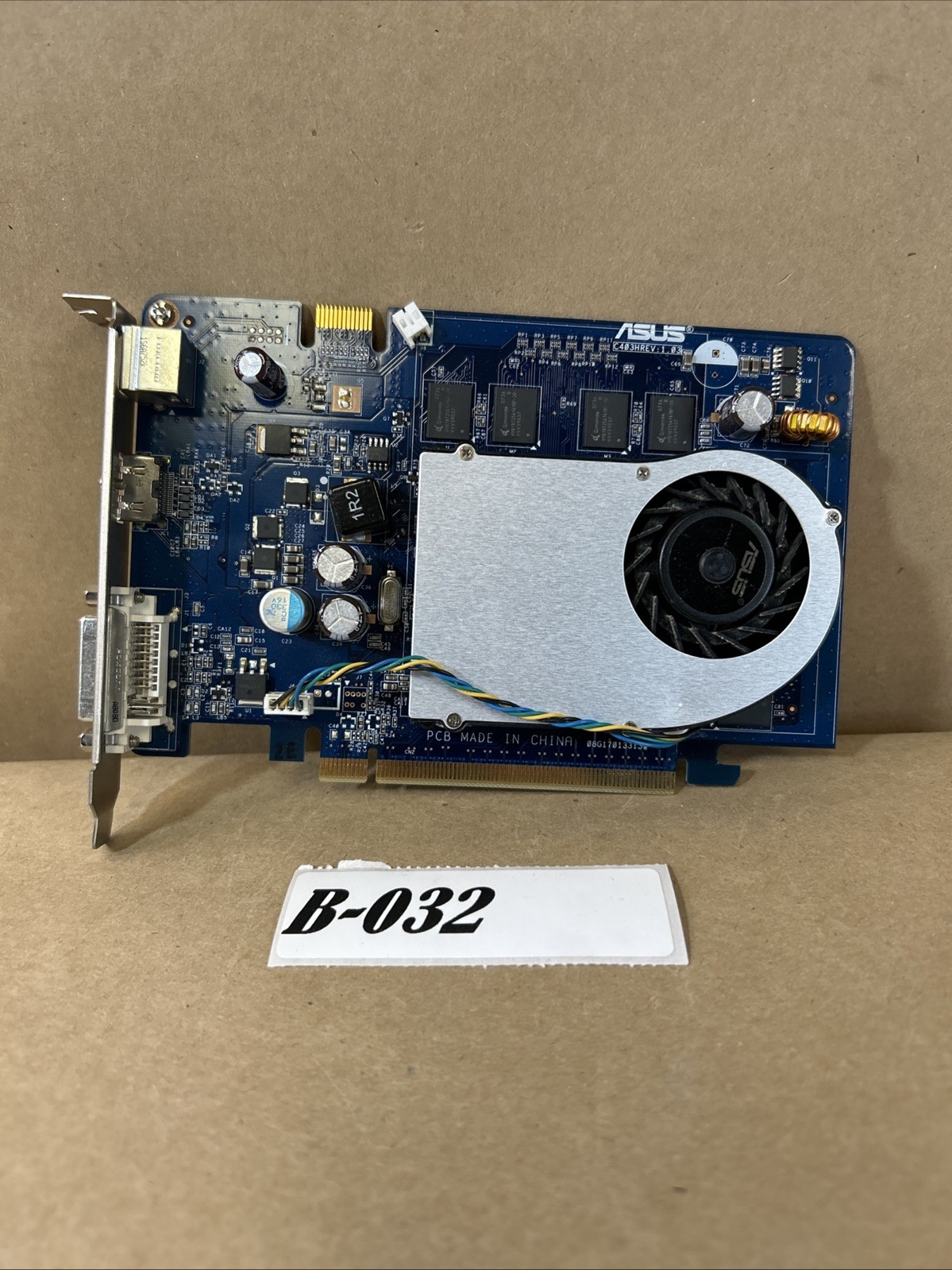 Asus / HP 5188-2509 GeForce 8500 GT 512MB PCIe graphics card, HDMI, DVI, S-video