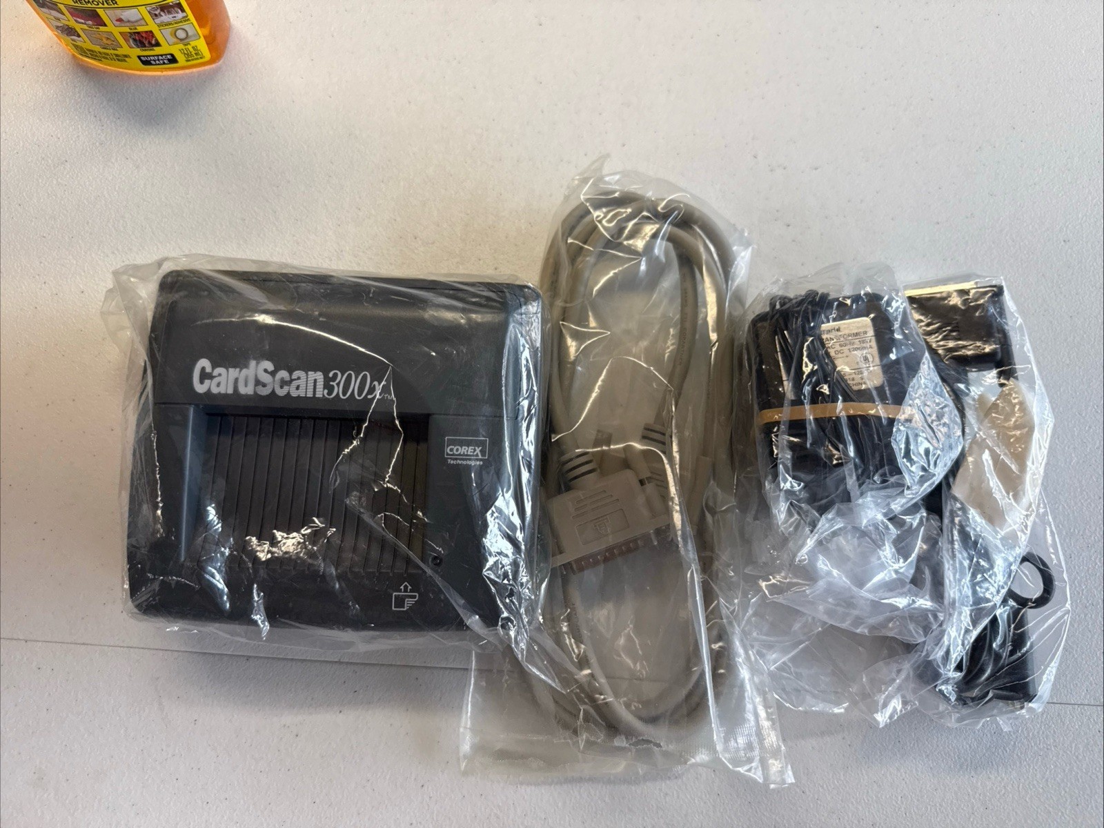 Corex CardScan 300x Business Card Scanner Power Adapter & Serial Cable Include