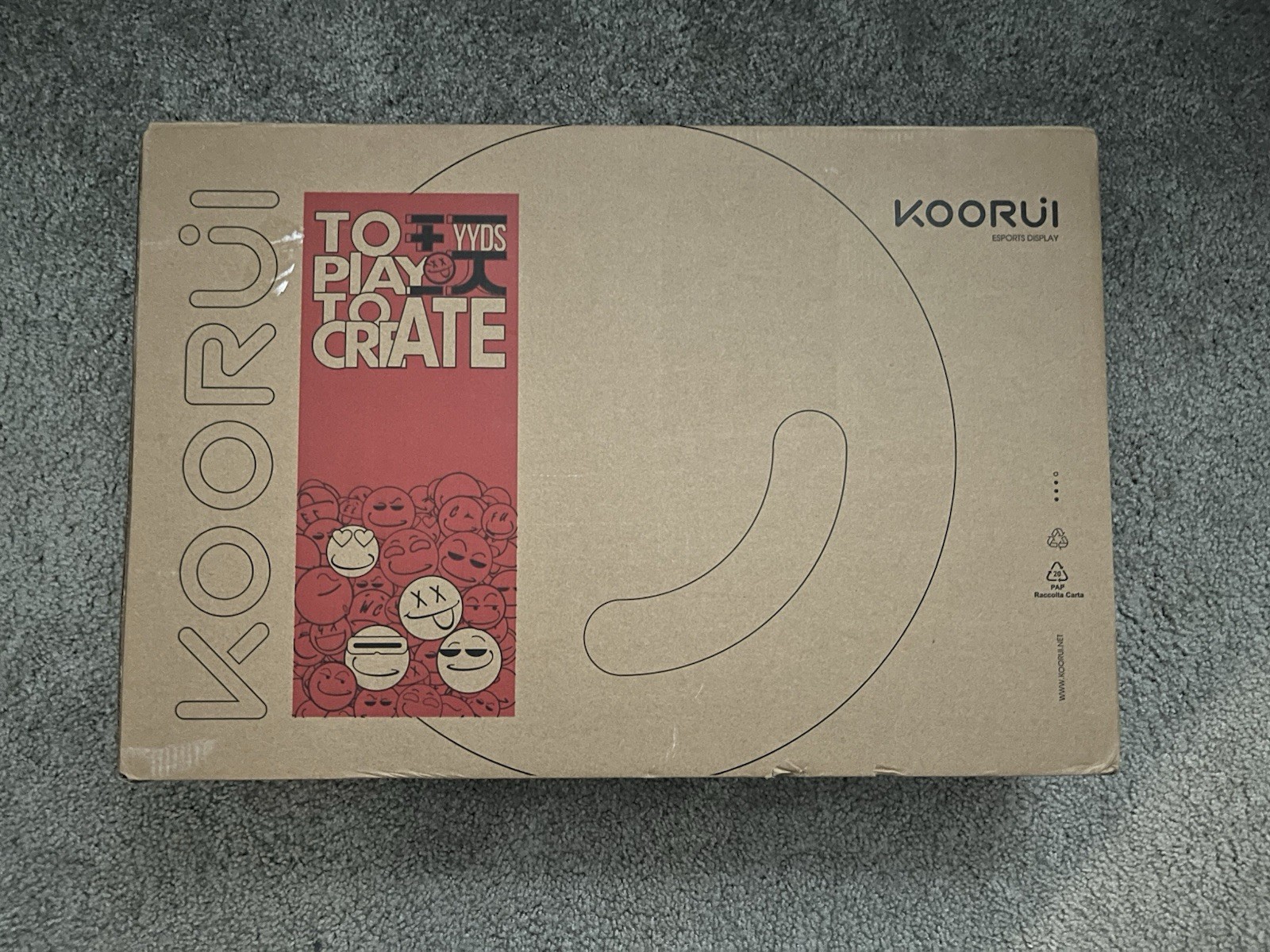 KOORUI Computer Monitor 22 Inch PC Gaming Full S01 Color Display Unit MB21V13FS