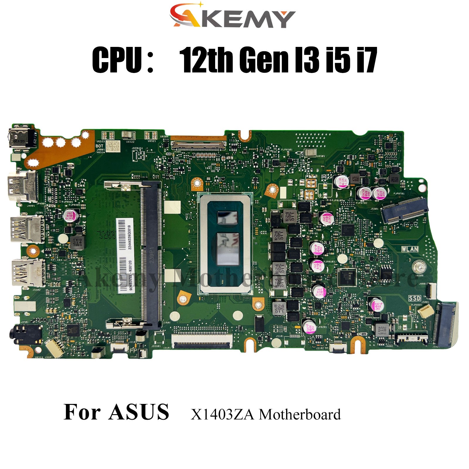 X1403ZA Laptop Motherboard For ASUS X1403Z Mainboard W/ 12th Gen I3 i5 i7