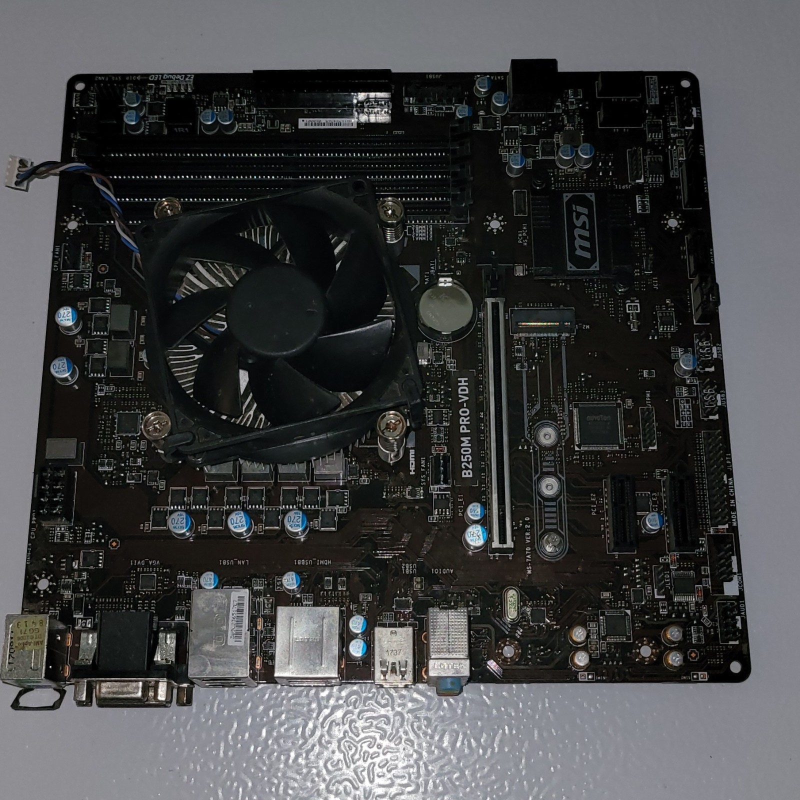 MSI B250M Pro-VDH Motherboard Intel LGA 1151 DDR4 M.2 M-ATX VGA Core HDMI w/ Fan
