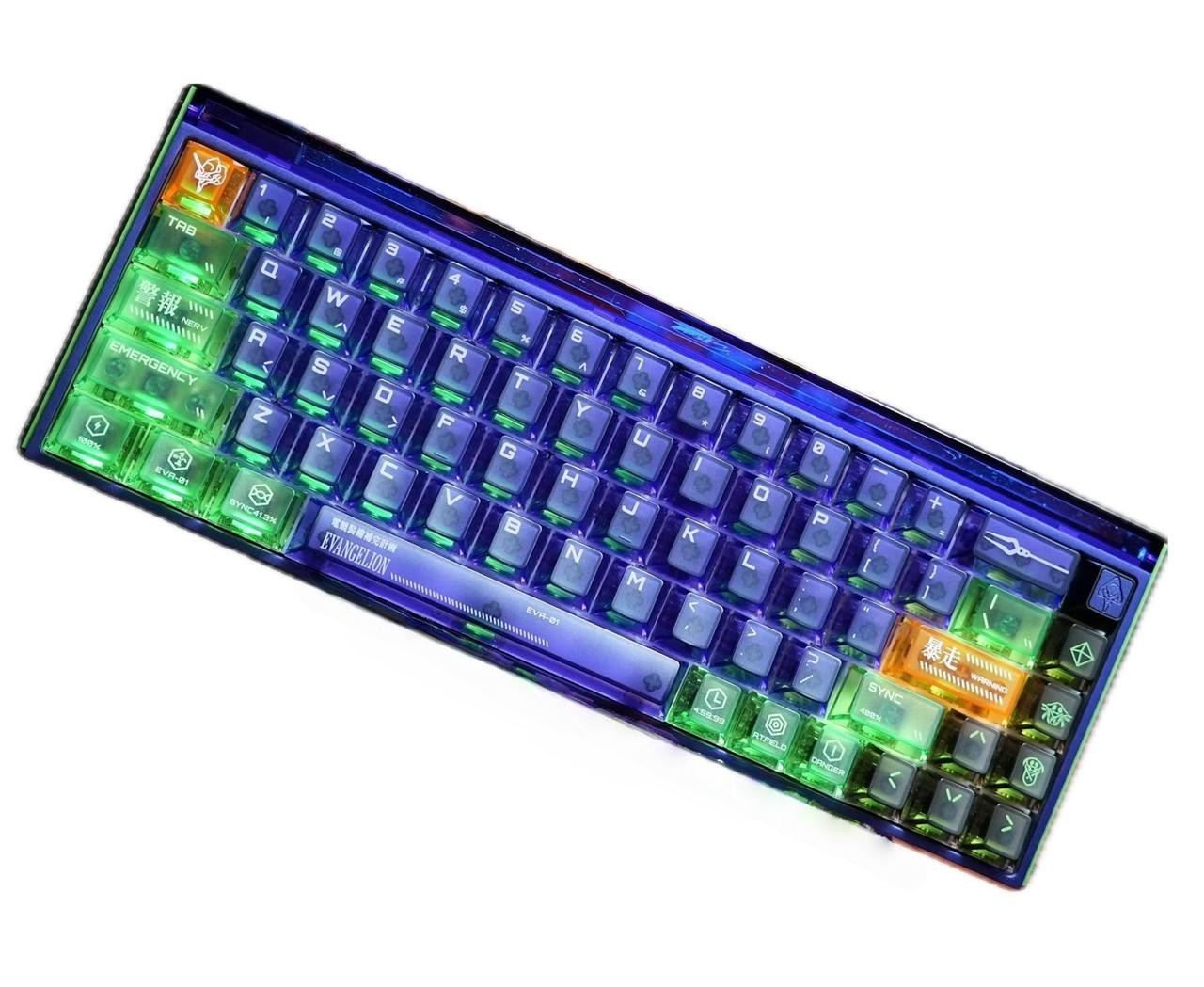MelGeek Evangelion MADE68 Ultra EVA-01 Limited Edition Mechanic Gaming Keyboard