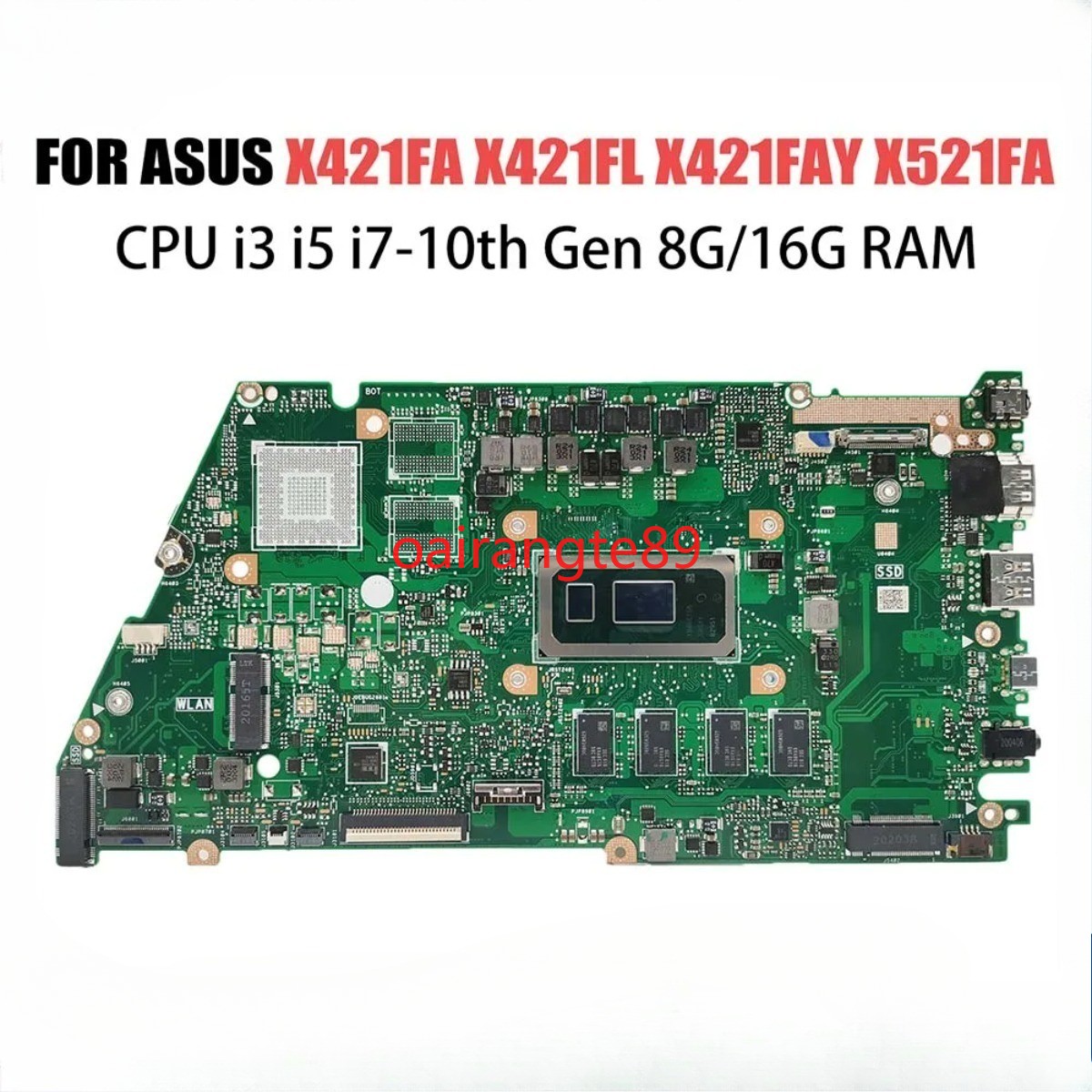 For ASUS V4050F S433F X421FA X521FA X521FL Motherboard CPU i3 i5 i7 8G 16G RAM