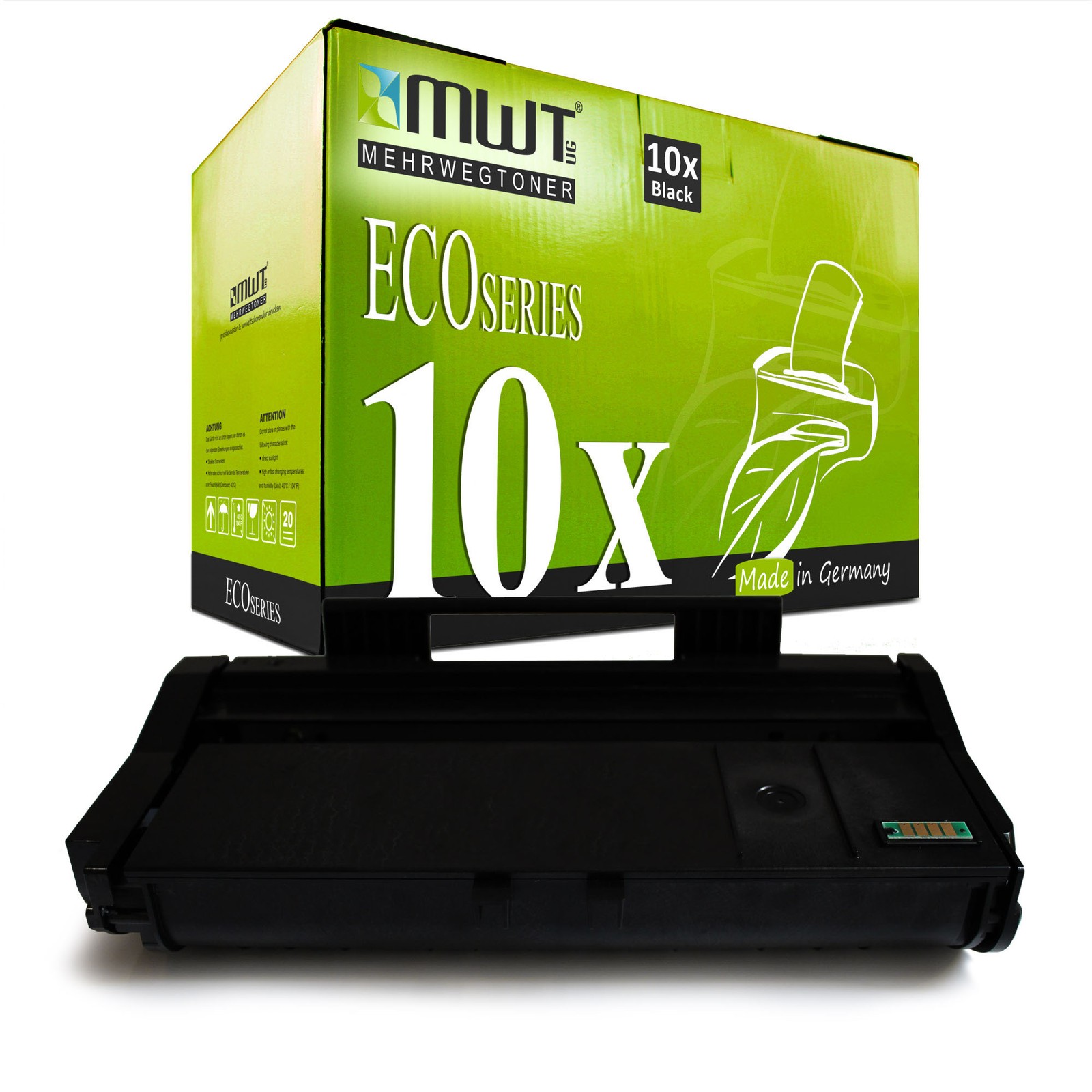 10x Eco Cartridge for Ricoh Aficio SP-100-SFe SP-100-SU SP-100-SUe SP-100-SF