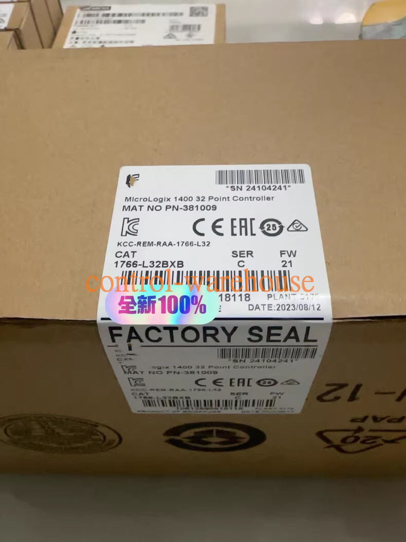 1PCS 1766-L32BXB MicroLogix 1400 32 Point Controller 1766L32BXB