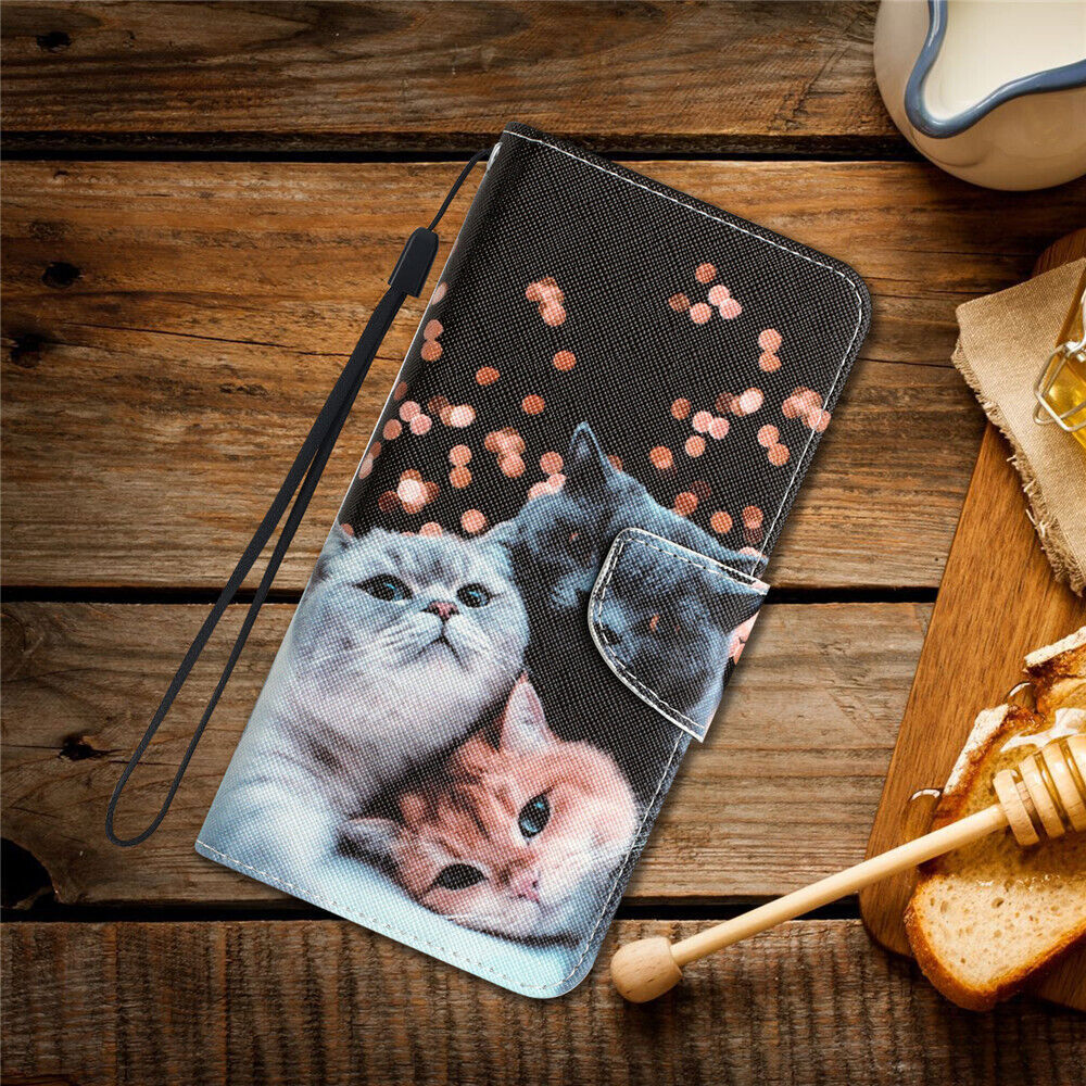 Elephant Dog Cat Butterfly Wallet Cover Case For Oppo A57 A54 A74 A96 A16S A17