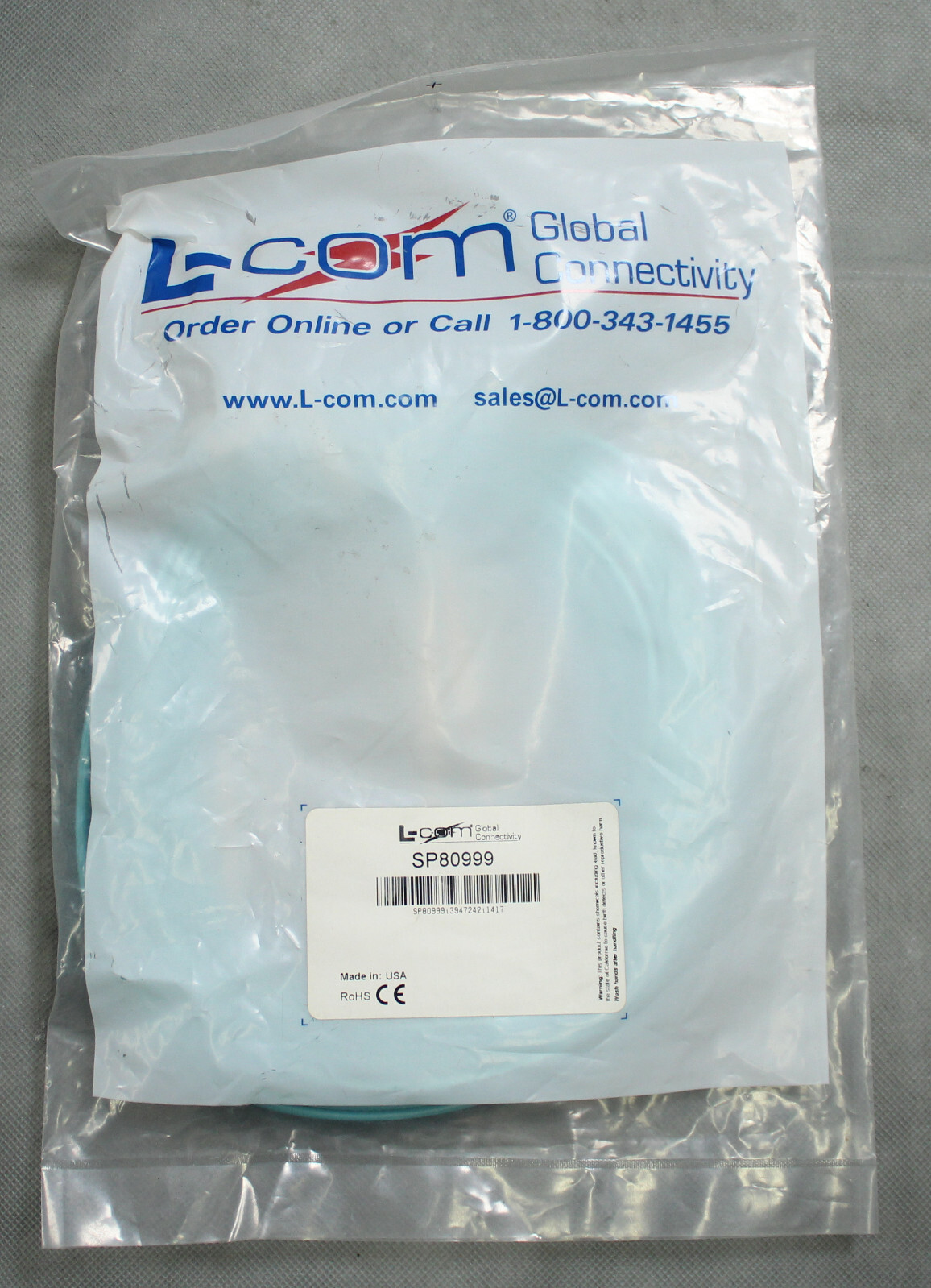 L-Com Bend Tolerent Laser Ultra-Fox Dual LC / Dual LC OM3 50/125 SP80999