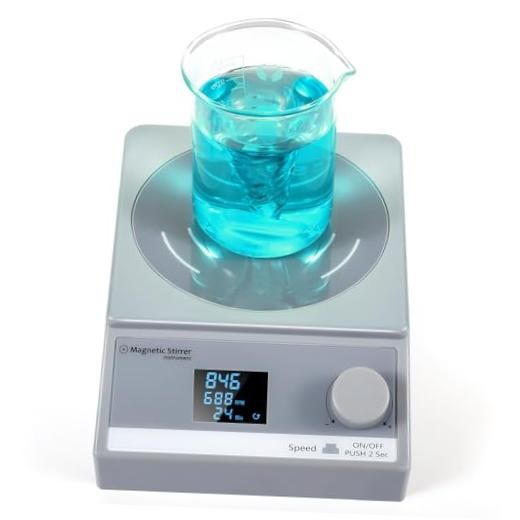 Digital Magnetic Stirrer w/Timer, 100fl.oz Magnetic Stir Plate, Magnetic Grey