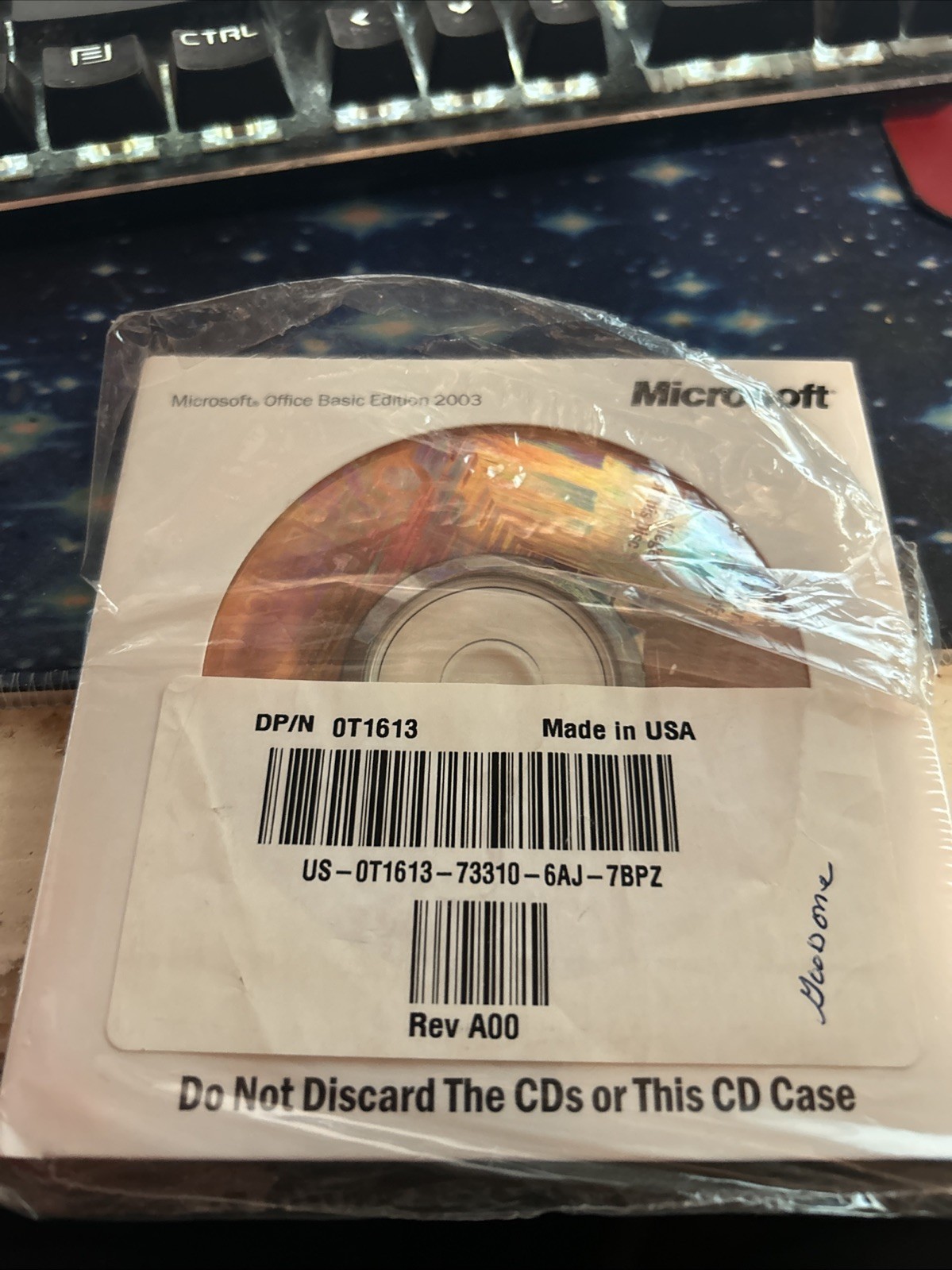Microsoft Office Basic Edition 2003 - CD With Product Key - Dell -