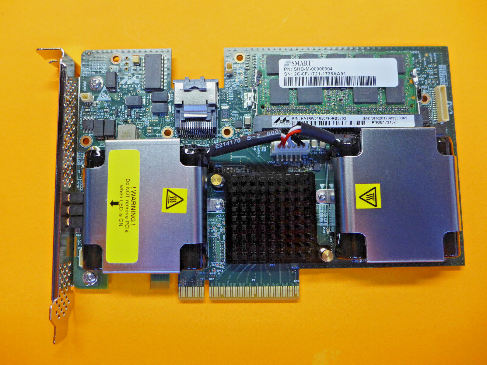 Dell Single Port Mini SAS PCI-e x8 Dual Battery Controller 6VJP3