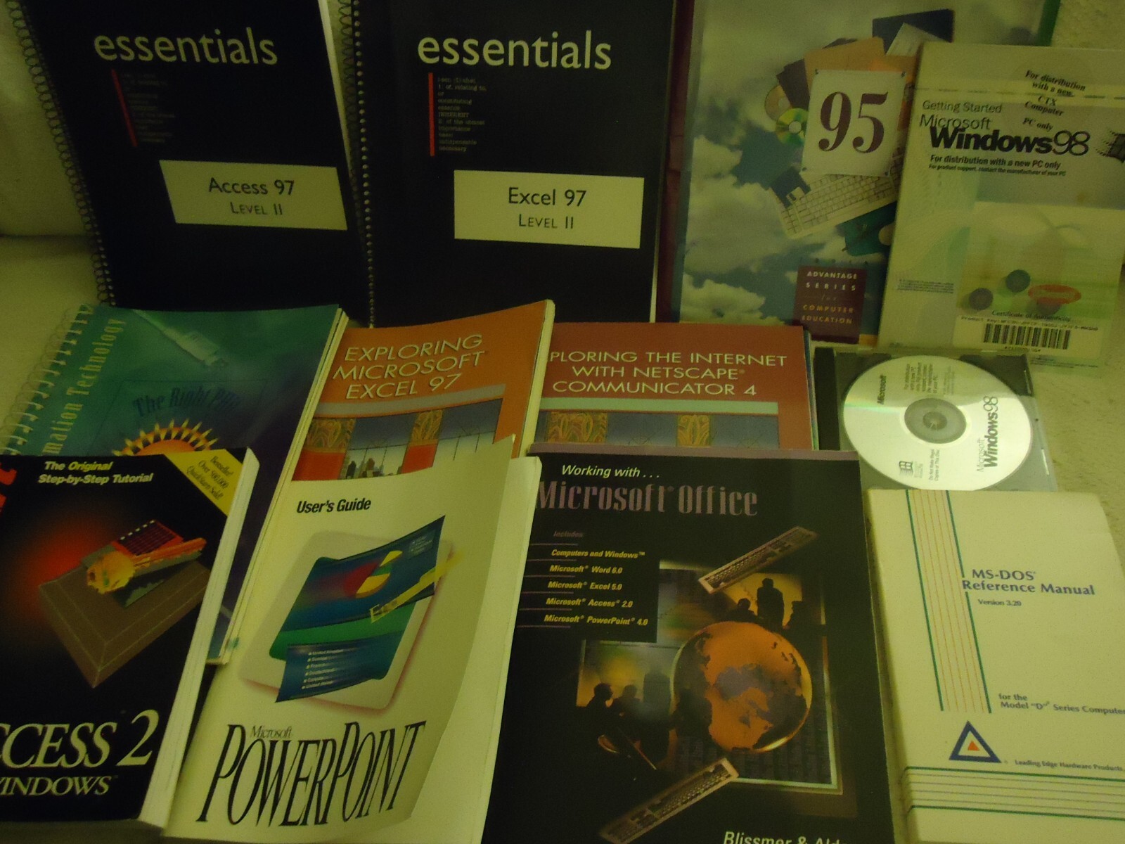 Computer Manuals and Computer Software.  .