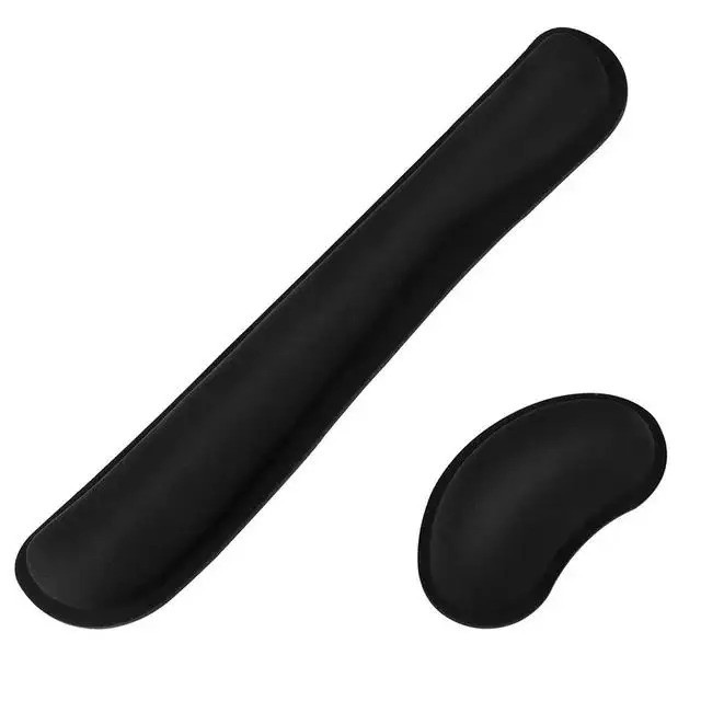 Ergonomic Keyboard Mouse Wrist Rest Pad Memory Foam Non Slip Desk Support Set