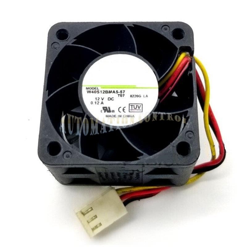 For Nidec W40S12BMA5-57 T07 40*40*28mm DC12V 0.12A 4pin 4wire PWM Cooling fan