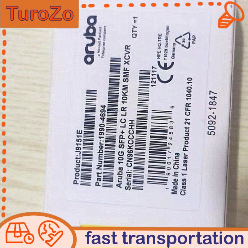 J9151E  NEW HPE / Aruba 10G SFP+ LC LR 10km SMF Transceiver Module