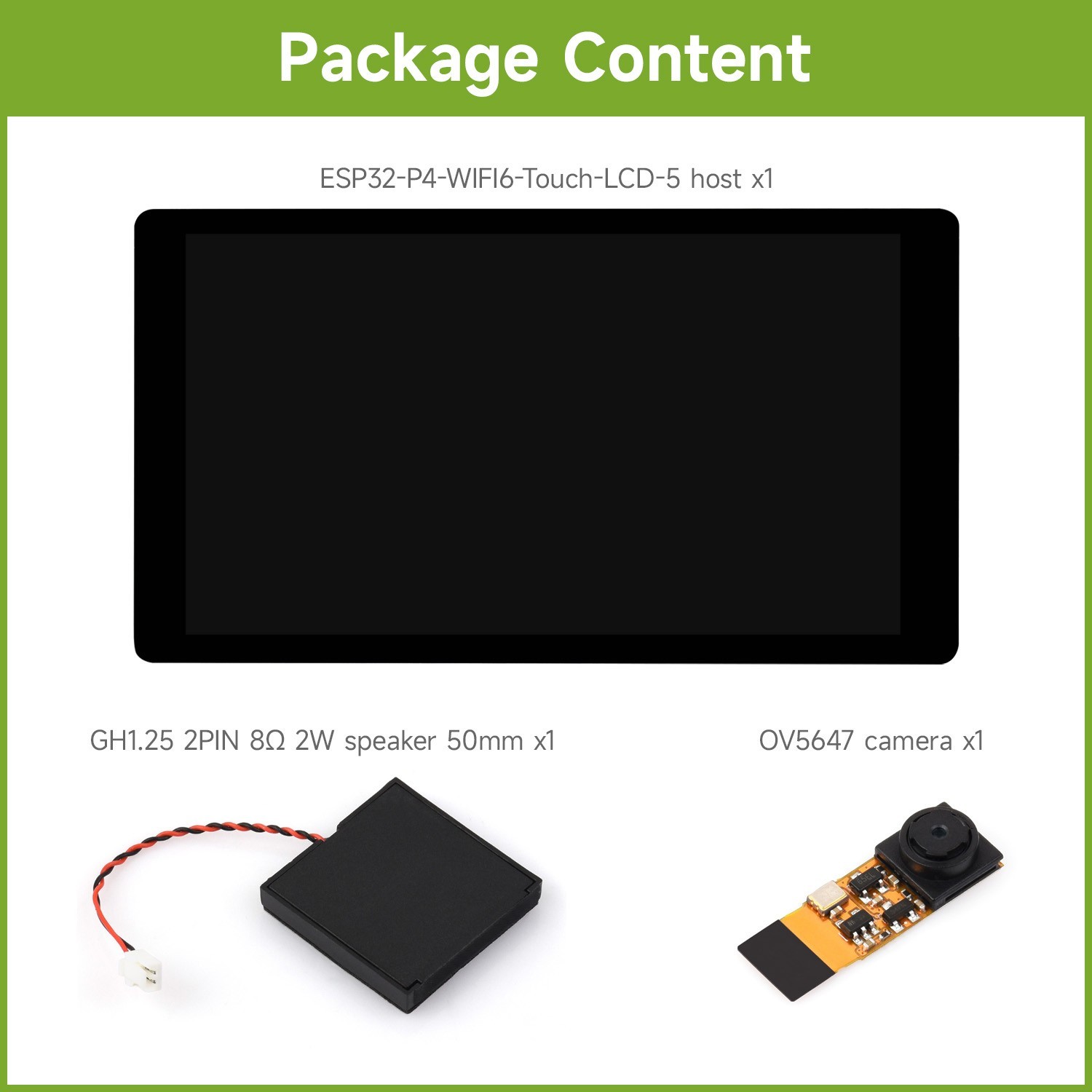 Waveshare ESP32-P4-WIFI6 5inch Development Board, 720��1280, 5-Point Wi-Fi 6