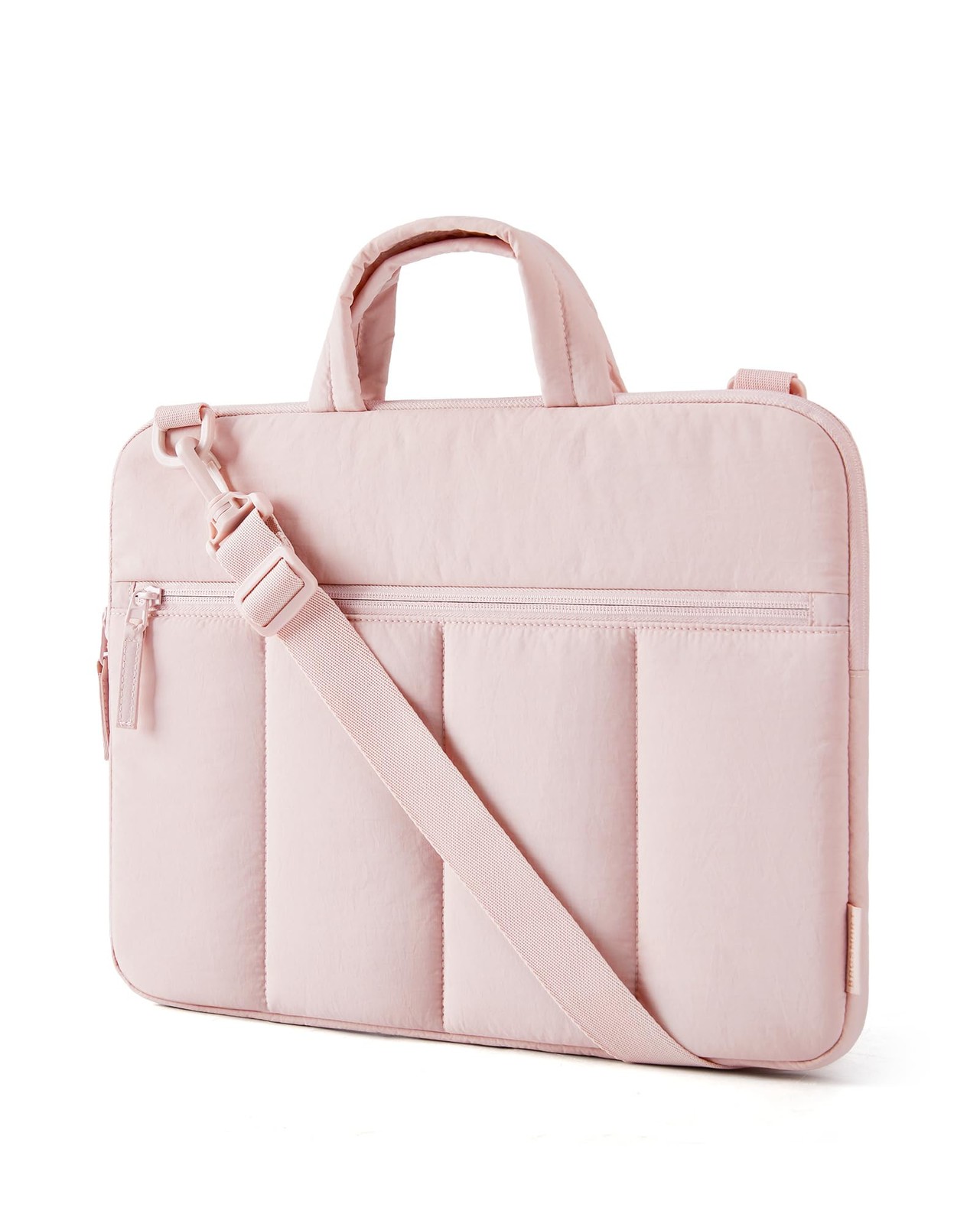 BAGSMART 13-14 Inch Laptop Sleeve with Handle Slim 13.3-14 inch, N-baby Pink
