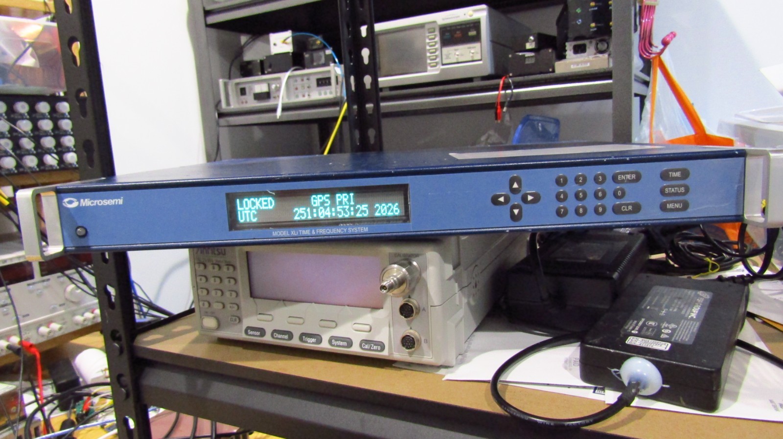Symmetricom XLi time & frequency standard, X72 Rubidium, 87-8034-1 inside, #B3