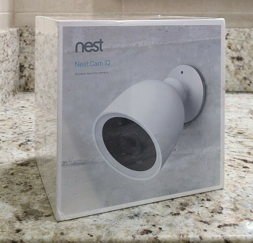 NEST Cam IQ Outdoor Smart Security Camera Model NC4100US - Sealed NEW