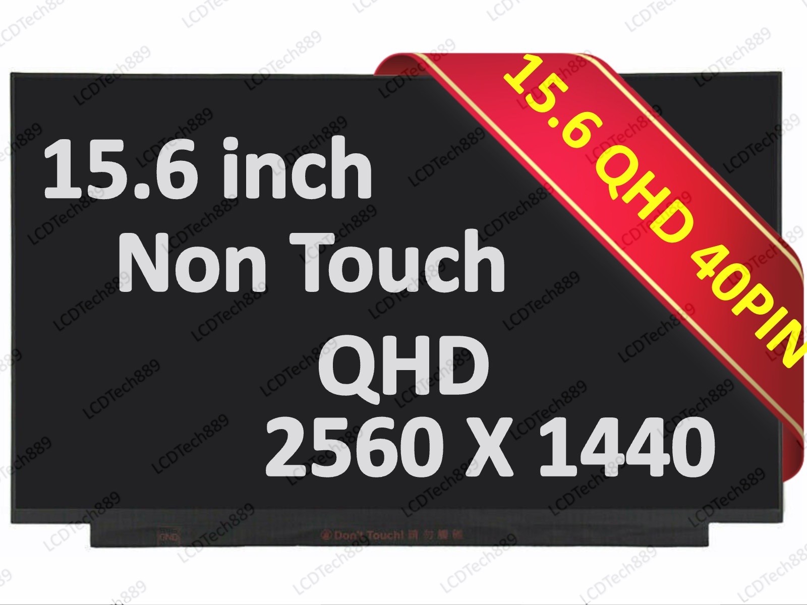 Dell Alienware X15 R1 QHD 240Hz LCD Laptop Screen 15.6" Non Touch 40 Pin Panel