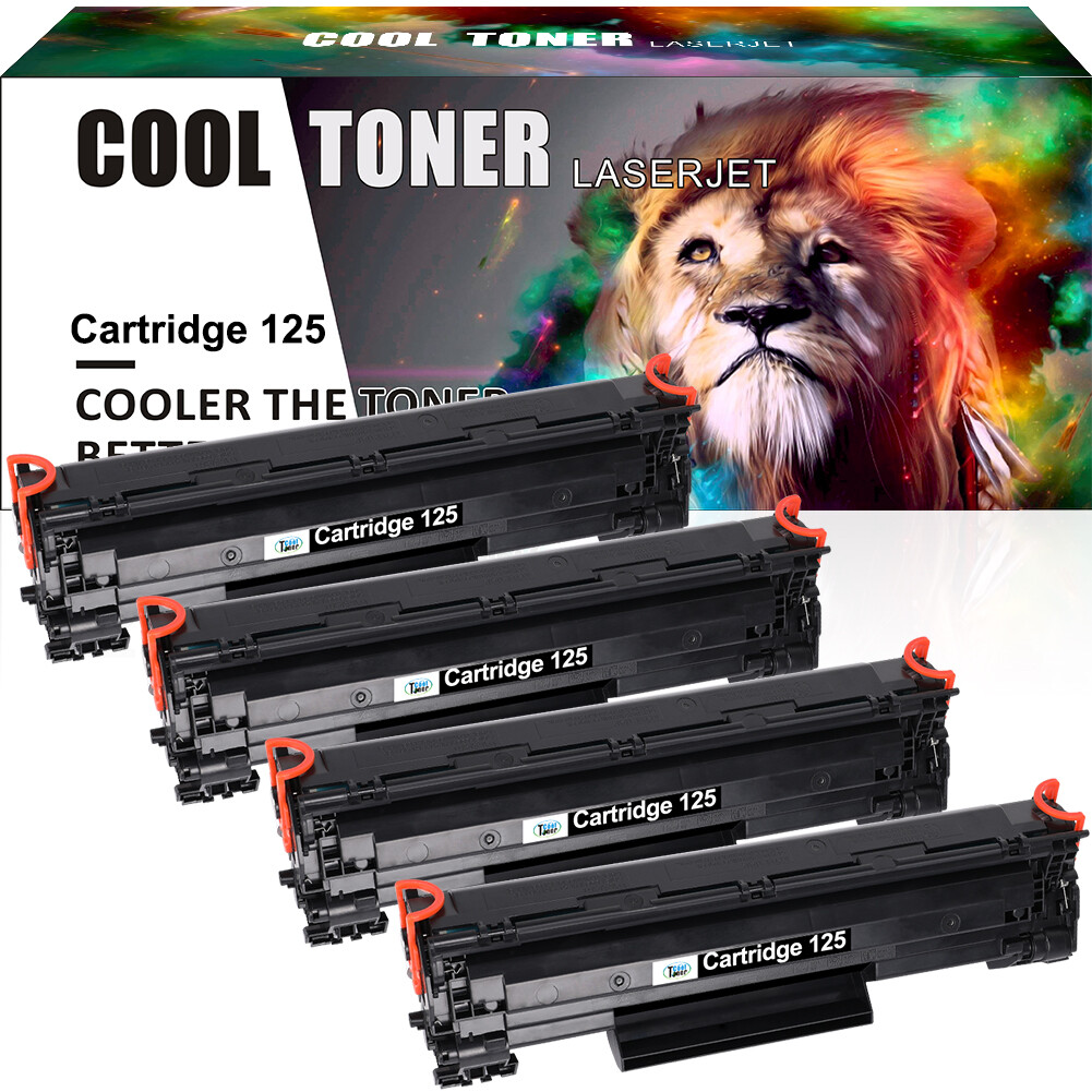 4x High Yield 125 Toner Cartridge for Canon ImageClass LBP6000 LBP6030w MF3010
