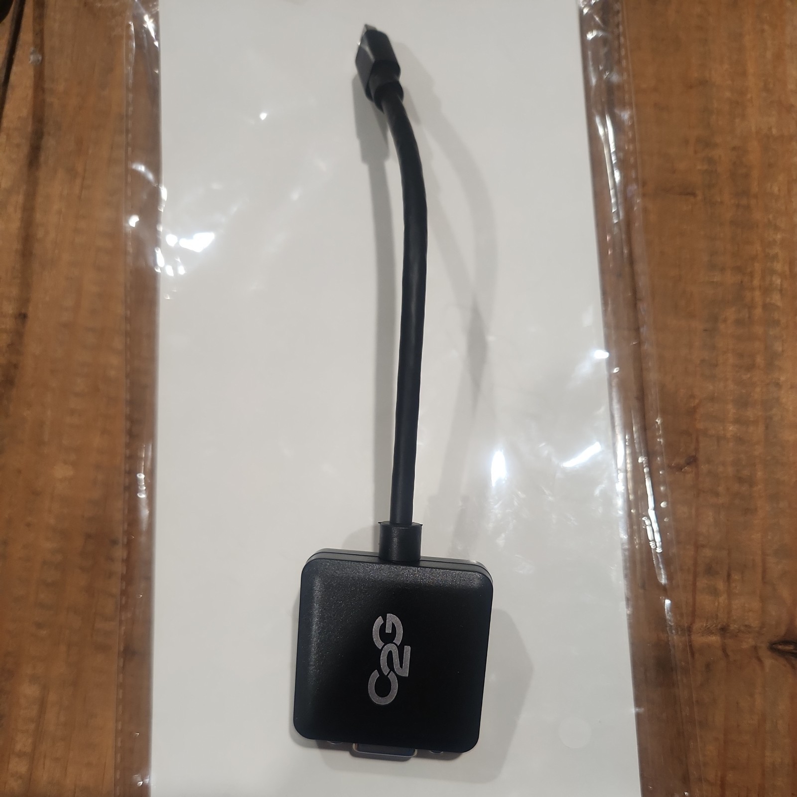 C2G 8in Mini DisplayPort Male to VGA Female Active Adapter Converter PC