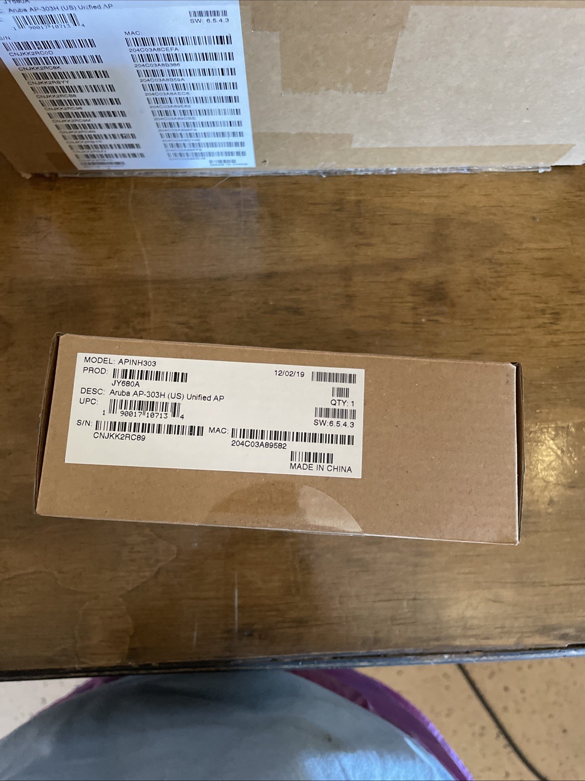 Aruba 303H Series Hospitality Access Point (APIN303) Product JY608A