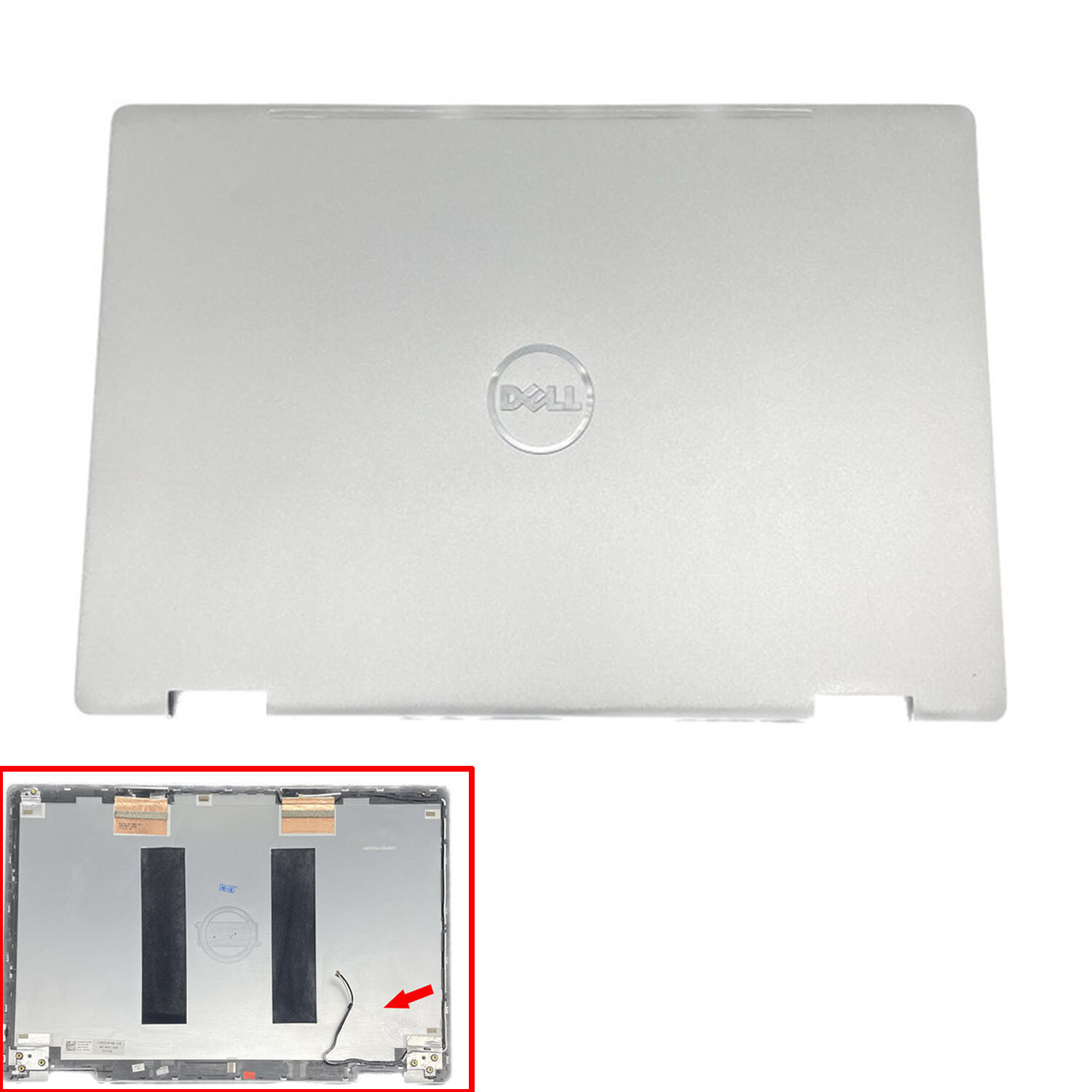 New Silver Back Cover Top Case 0GCPWV For Dell Inspiron 15MF 7000 7569 7579 US