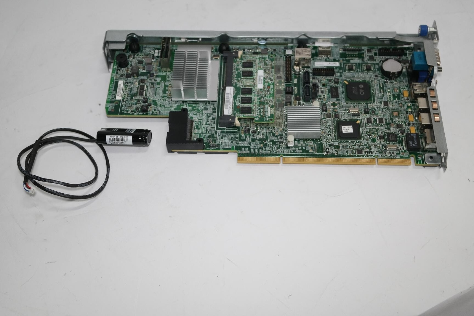 HP 735512-001 DL580 G8 SPI SYSTEM PERIPHERAL INTERFACE BOARD+633543 2GB+BATTERY
