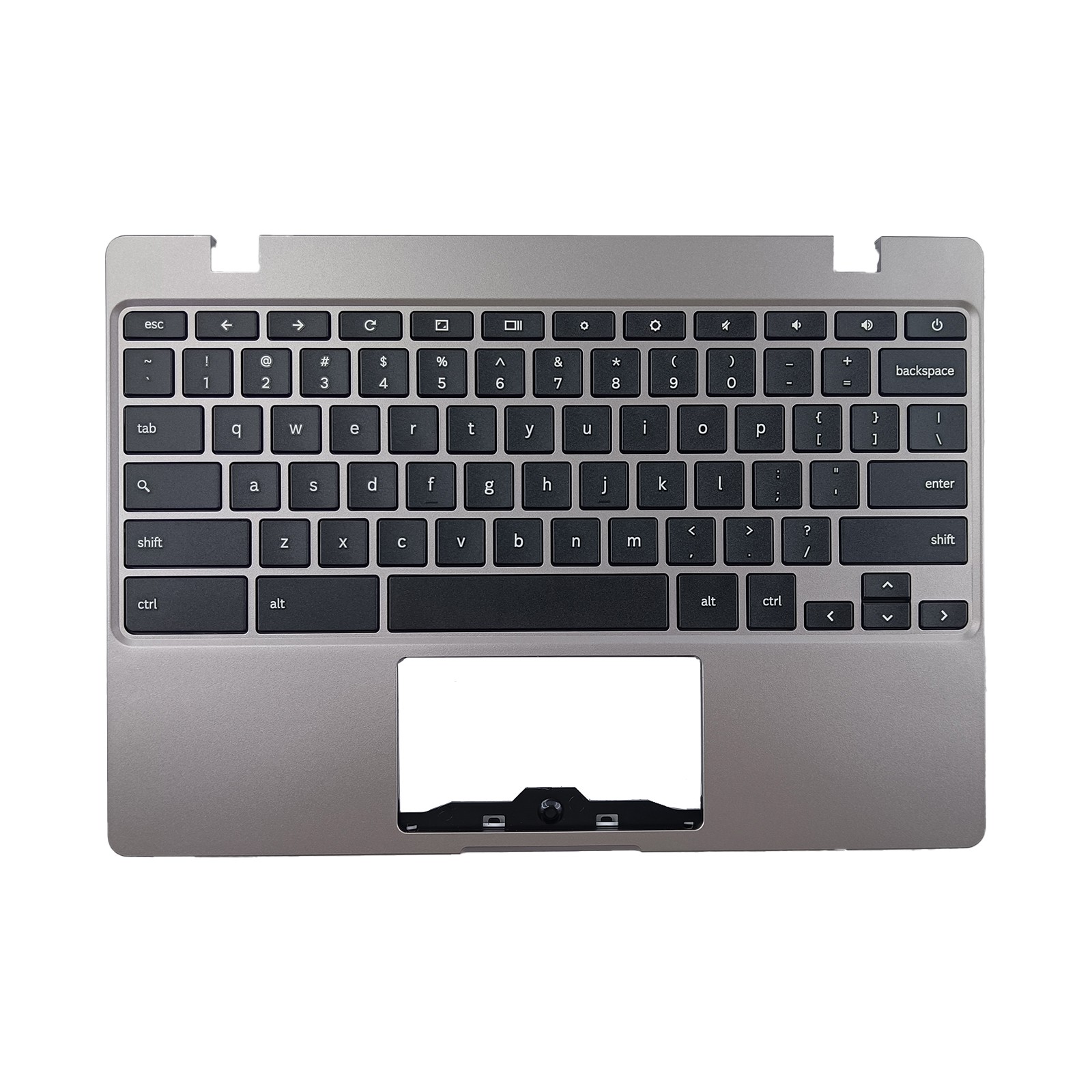 BA98-01976A New For Samsung Chromebook4 XE310XBA Palmrest Keyboard US Silver