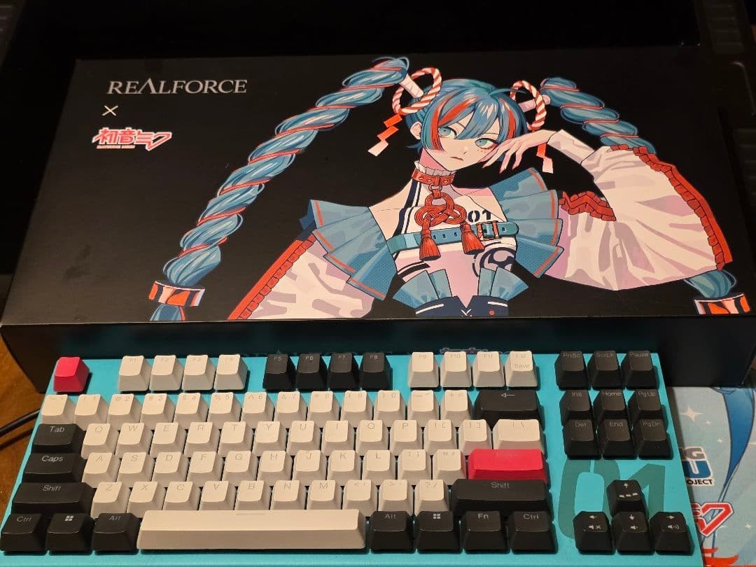 REALFORCE GX1 Hatsune Miku Gaming Keyboard Japan Limited