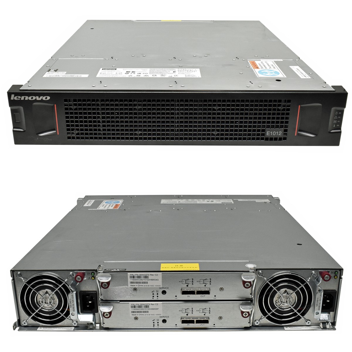 Lenovo Storage Expansion D1012 2U 2x ESM 6Gb/s SAS 12x 3.5 Bay 2x PSU
