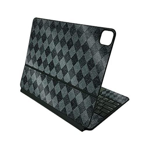 MightySkins Glossy Glitter Skin Compatible with Apple Magic Black Argyle