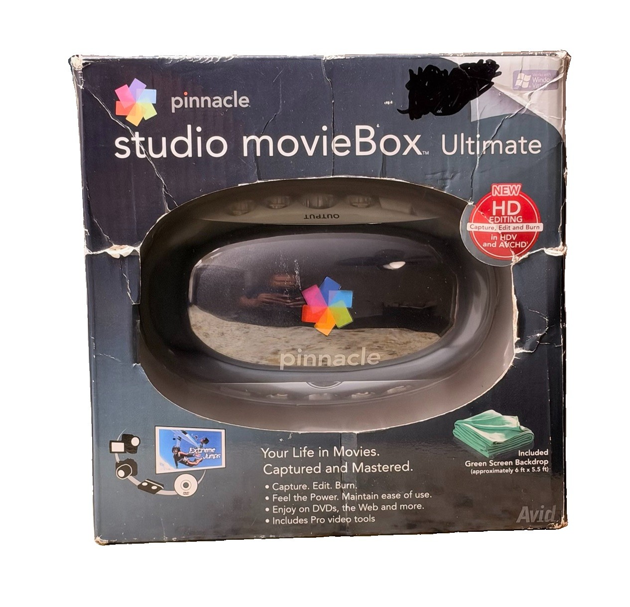 Pinnacle Studio MovieBox Ultimate 710USB Video Capture VHS Transfer Complete Kit