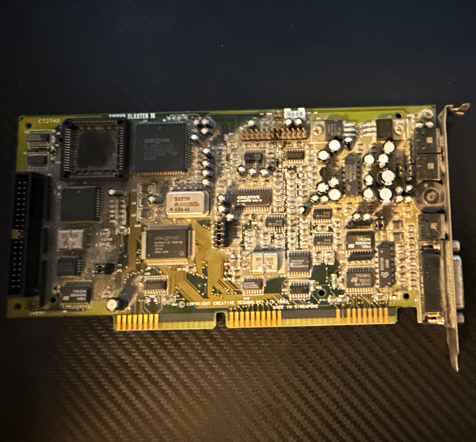 Creative Sound Blaster 16 CT2740 with CD-ROM interface ISA SOUND CARD - Working