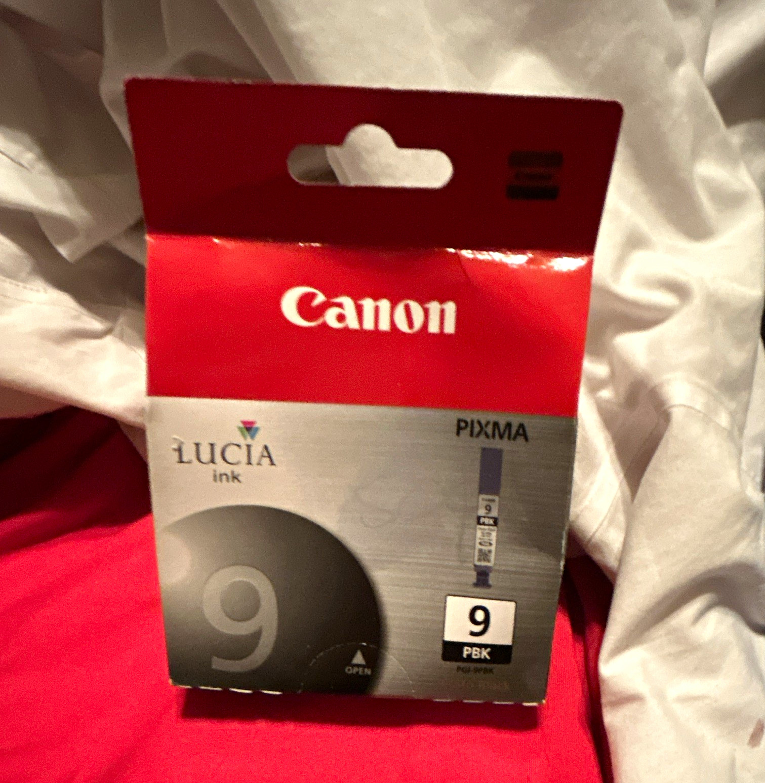 Canon PGI-9PBK LUCIA Genuine Ink Cartridge for PIXMA Inkjet Black