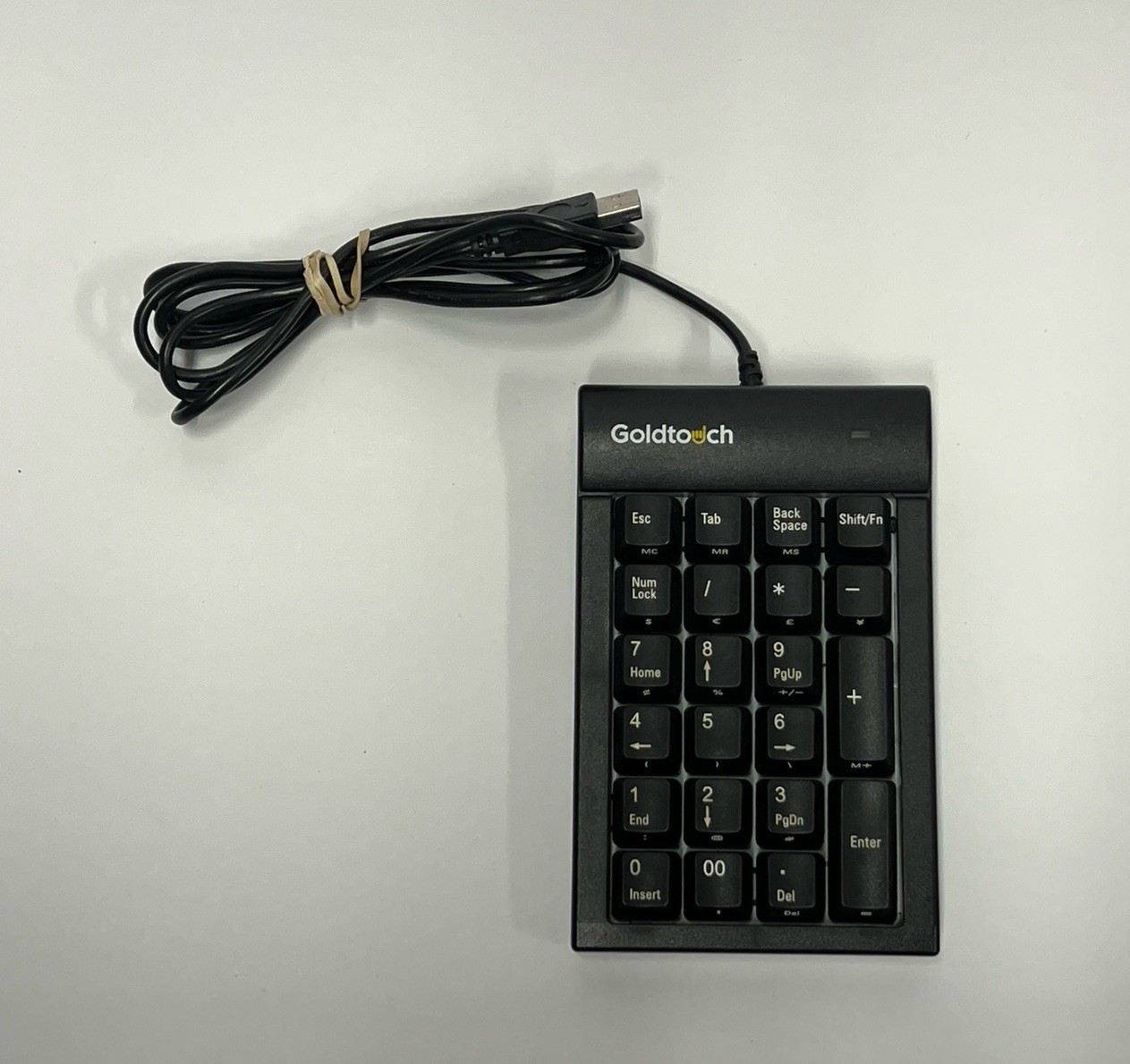 Key Ovation Goldtouch GTC-0077 Wired Numeric Black Keypad USB - Tested
