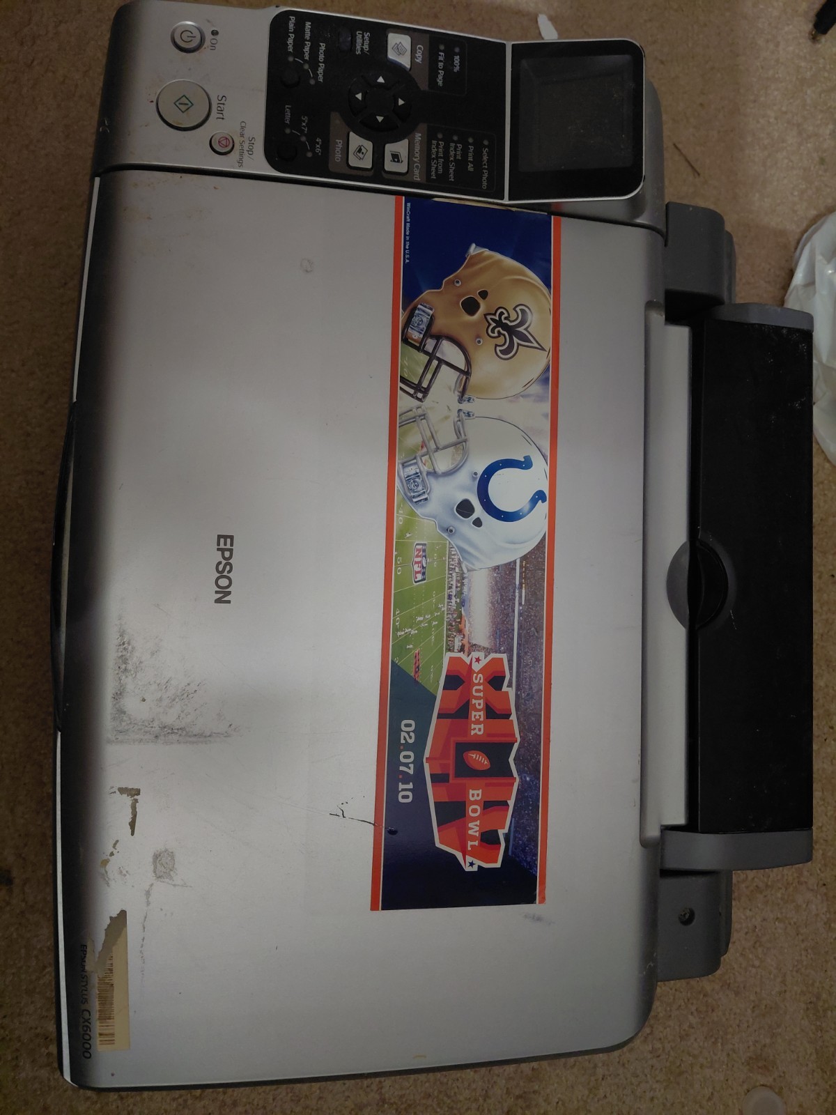 Epson Stylus CX6000 Color Inkjet All-In-One Printer USB 2.0 MPN CX6000