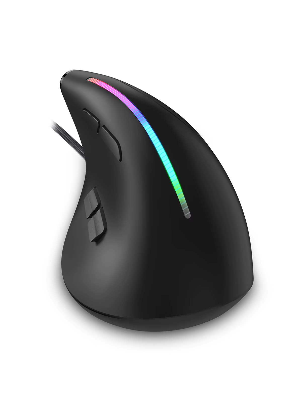 T-50 Upright Mouse Precise Control Gaming Mouse 9-key Programmable RGB Light Eff