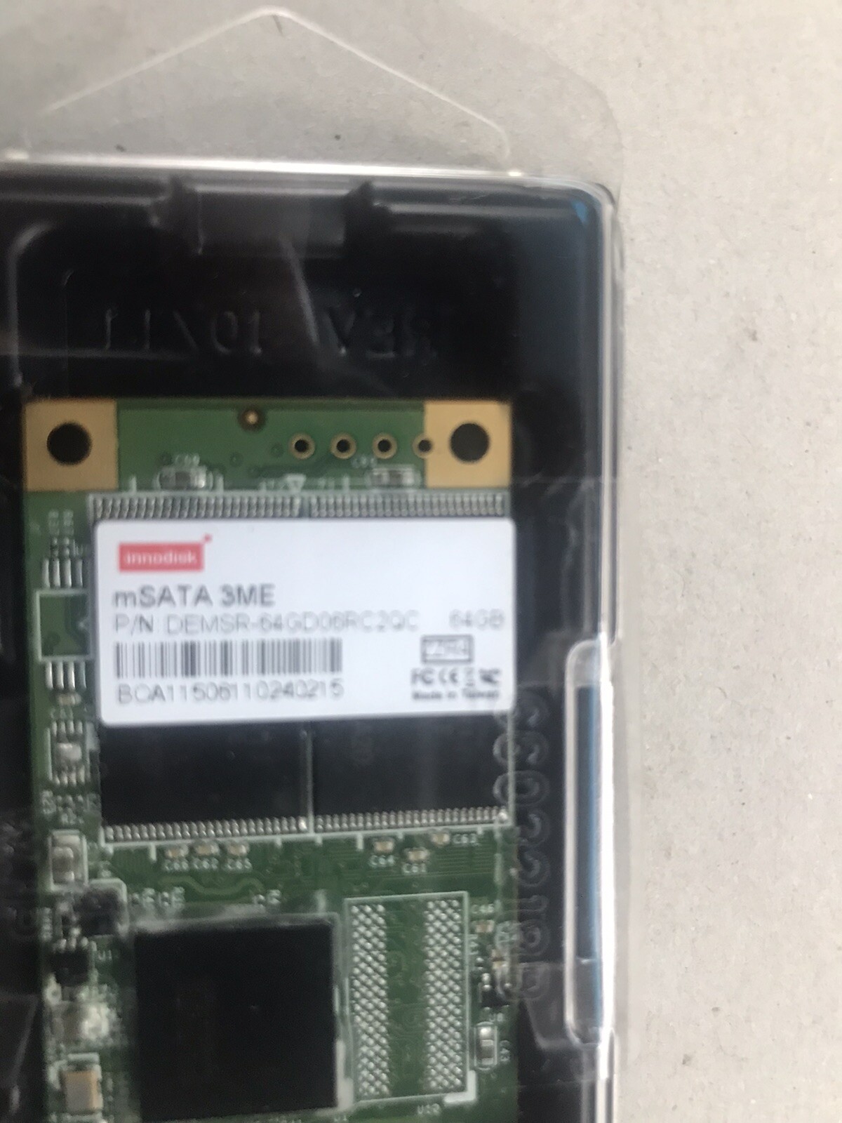 Innodisk 64GB mSATA 3ME SSD DEMSR-64 GD06RC2QC
