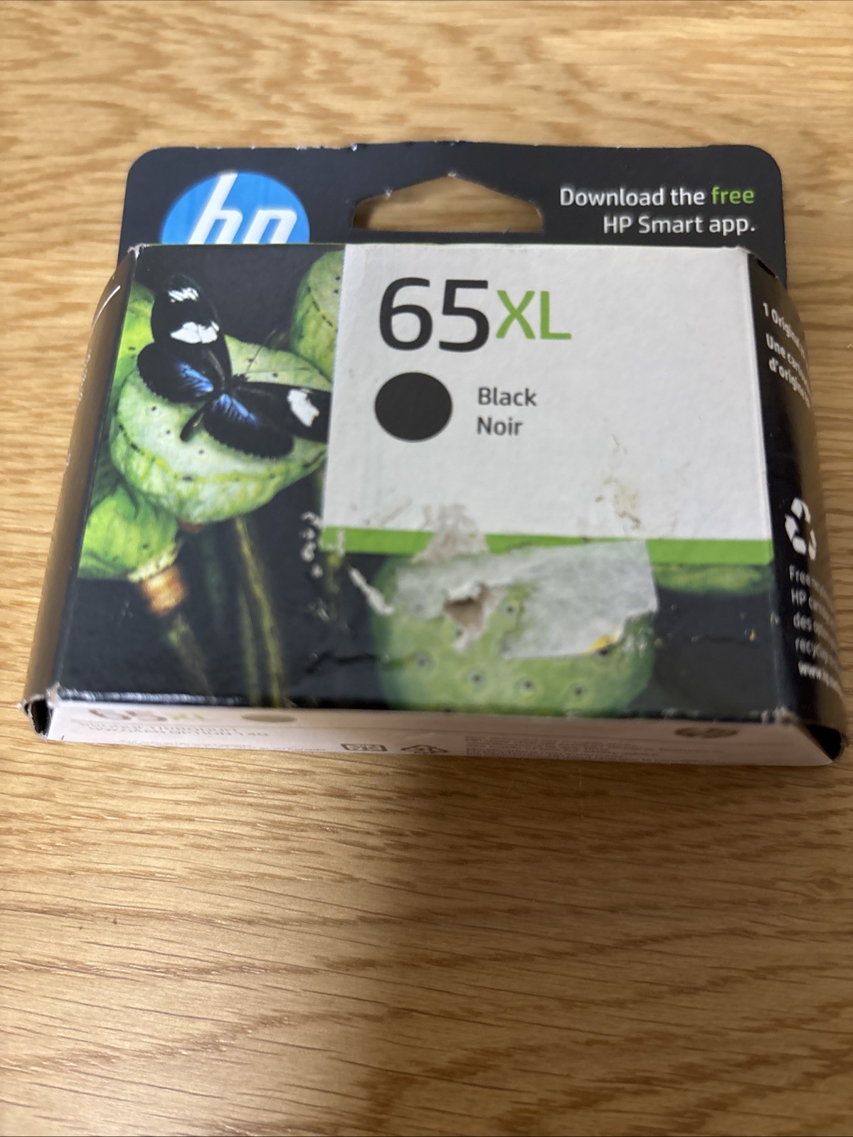 HP 65XL Black Color Ink Cartridge Genuine July/2027 N9K04AN Sealed