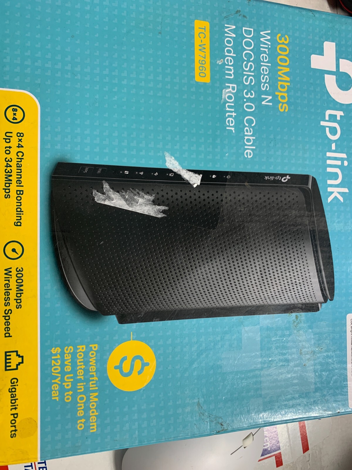 TP-Link TC-W7960 300Mbps Wireless N DOCSIS 3.0 Cable Modem Router