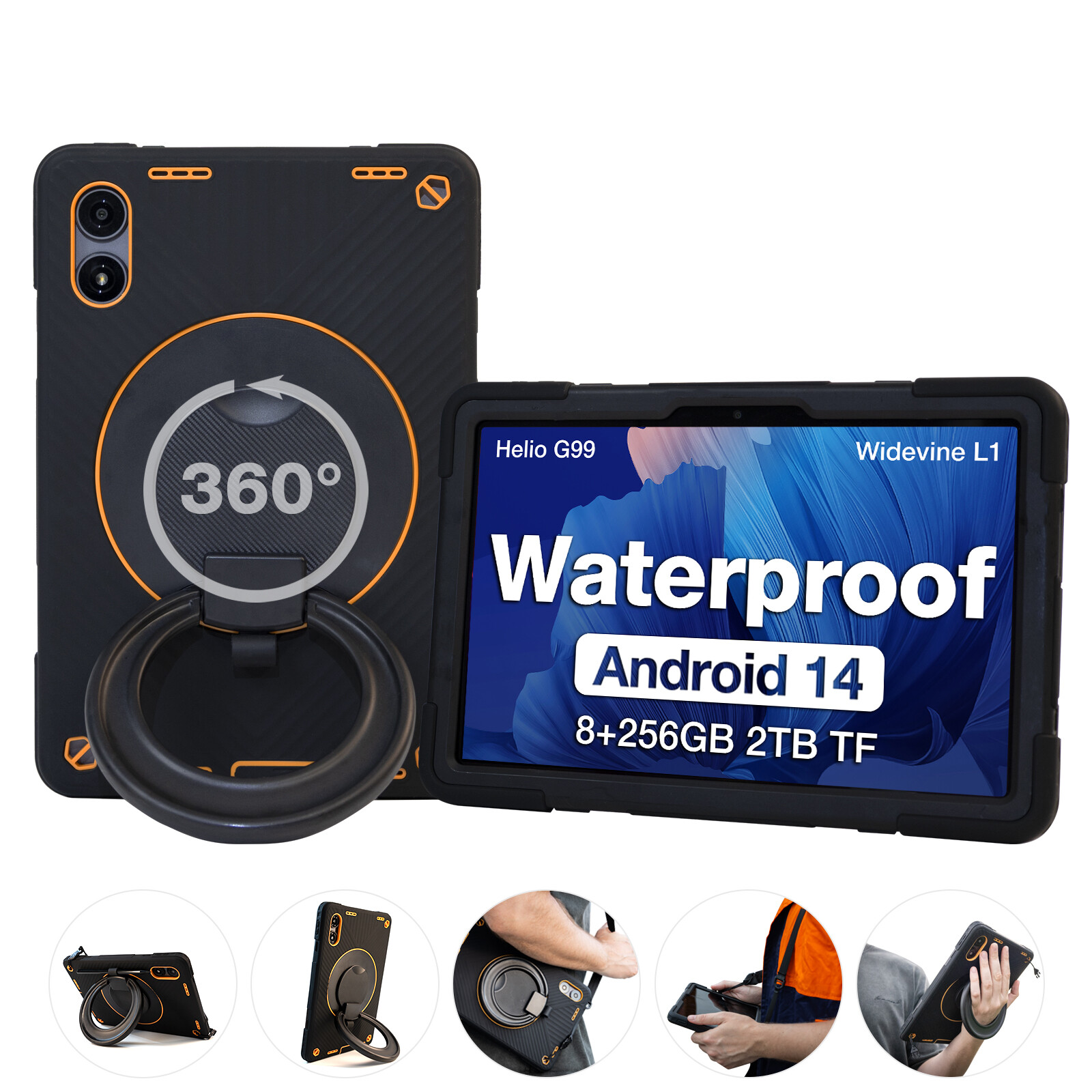 AGM PAD P2 Active Rugged Outdoor Tablet 4G WIFI Tablet Android 14 16GB+256GB 11"