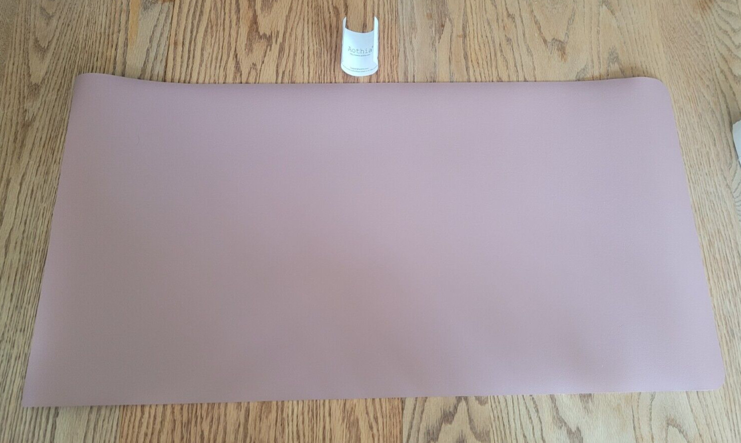Aothia Eco PULeather Desk Pad - Mauve Color