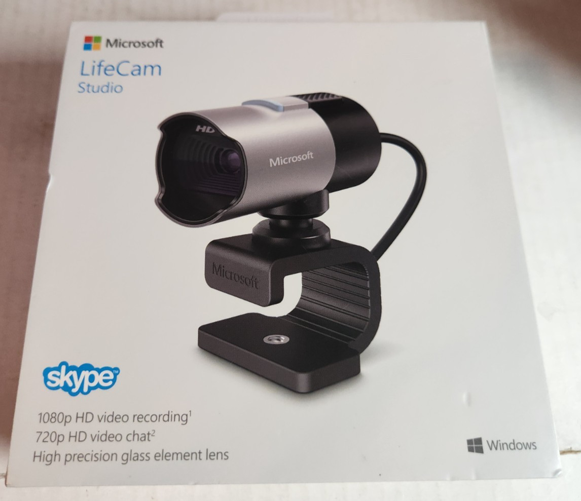 Microsoft Life Cam Studio 1080P HD Video Recording Skype Windows 10/8.1